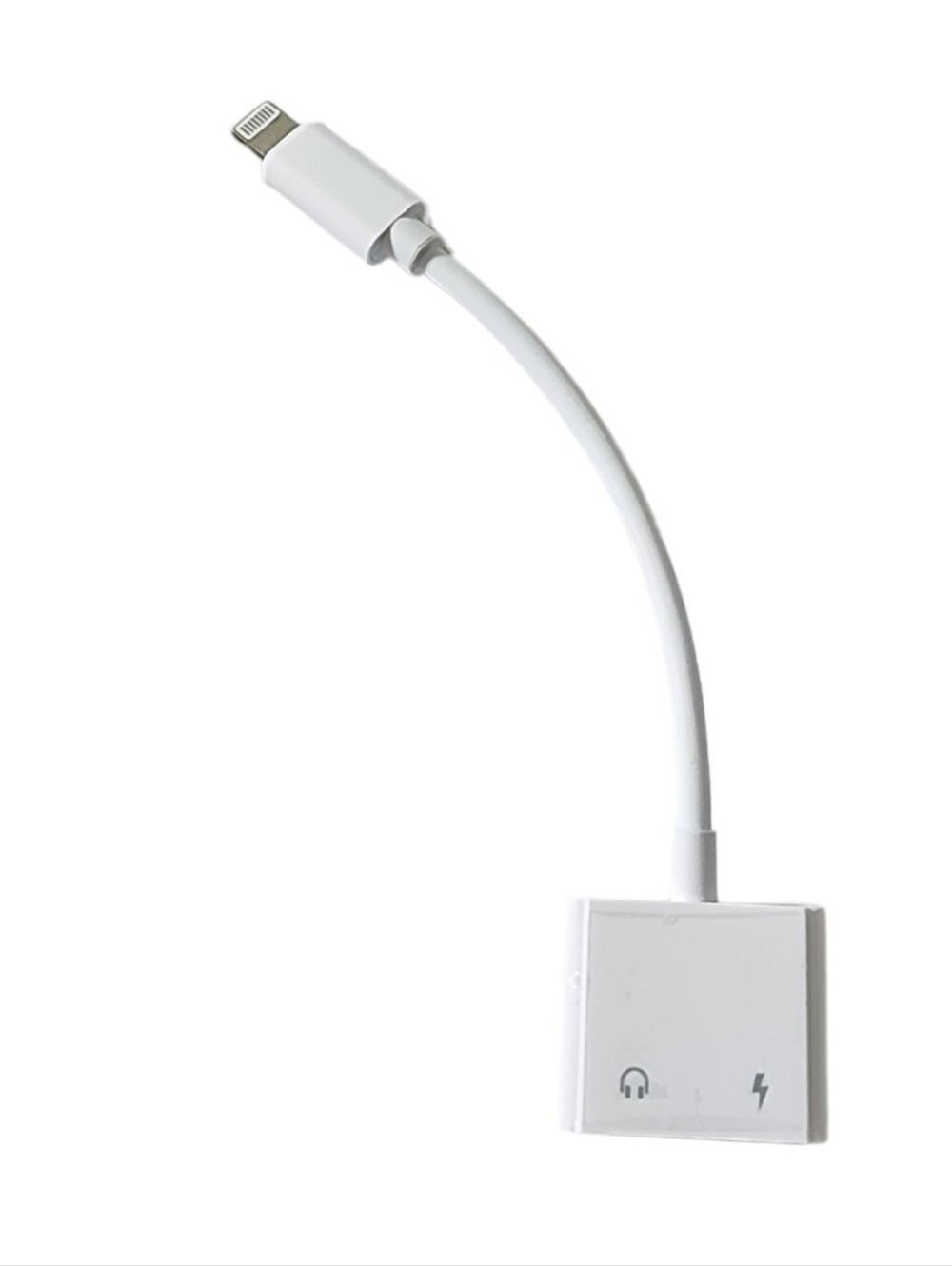 2-in-1 Lightning to Headphone Audio and Charger Adapter